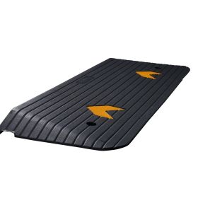 VEVOR Upgraded Rubber Threshold Ramp, 1.5" Rise Wheelchair Ramp Doorway, Natural Curb Ramp Rated 33069Lbs Load Capacity