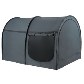 VEVOR 4 Doors Bed Tent Breathable Tent Light Blackout with 0.28 in Fiber Poles