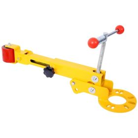 Fender Roller Tool, Lip Rolling Reconstruction Extension Tool Body Light Truck Lip Wheel Arch Roller Flare Former Heavy Vehicle Repair (Color: Yellow)