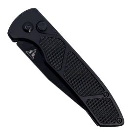 7.75" Automatic Spring Assisted Knife with Drop Point Blade (Color: Blue)