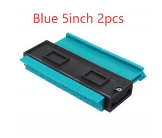 Radial Ruler Contour Gauge Taker Profile Gauge (Option: Blue 5inch 2pcs)